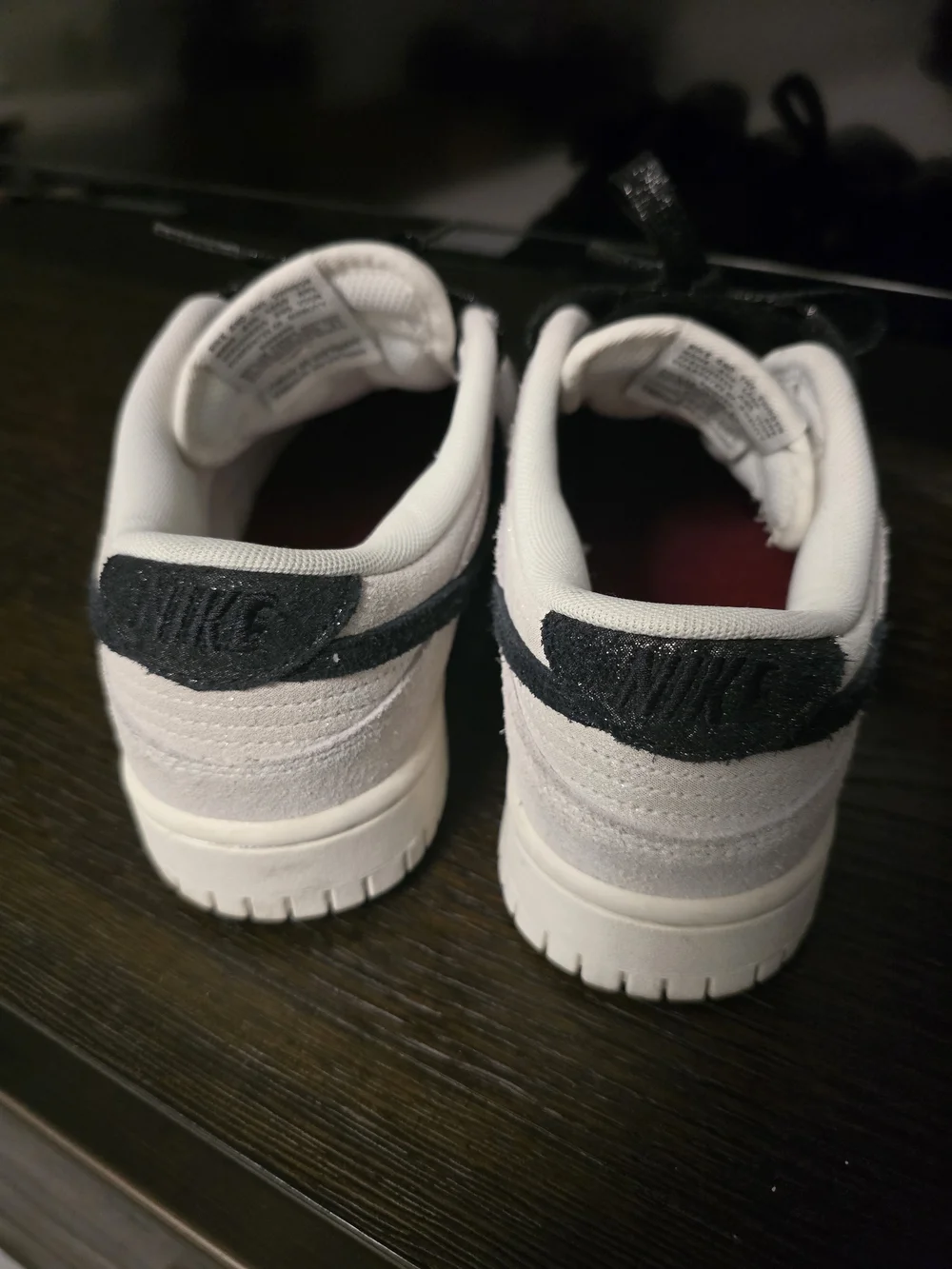 Nike Iridescent Low-Top Sneakers with Black Swoosh
